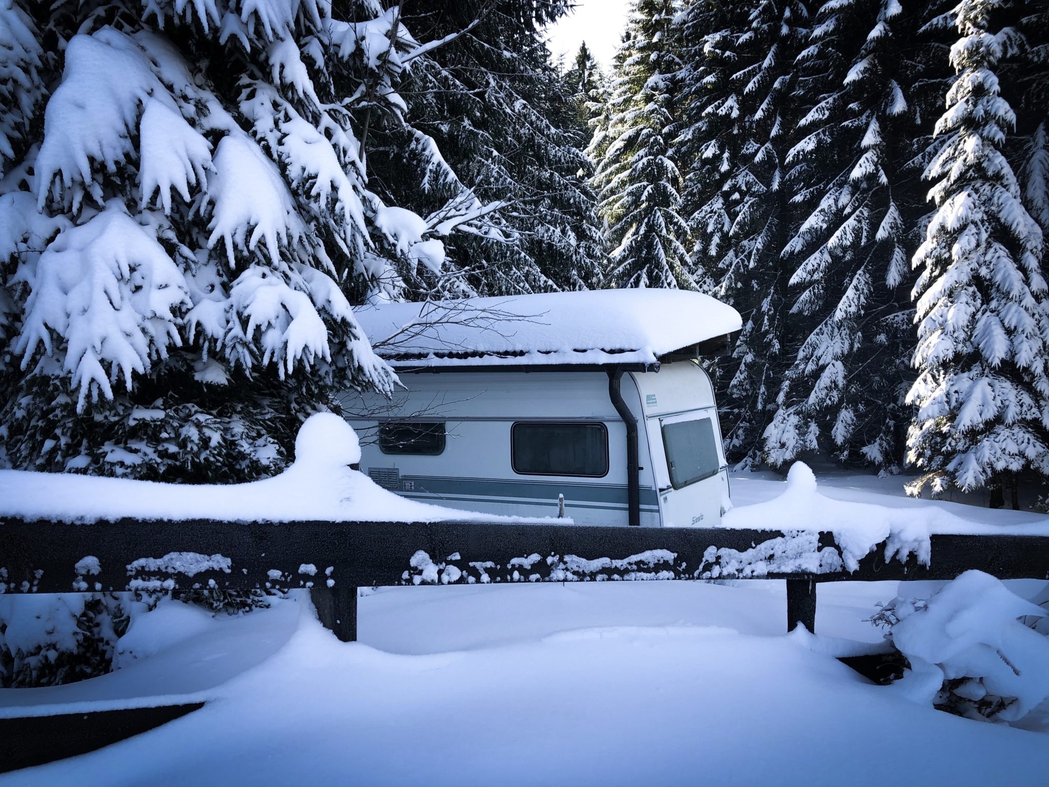 Rv in the Snow