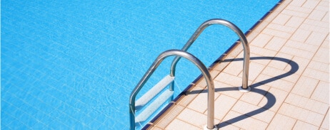 Pool with stairs